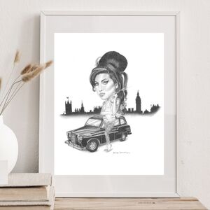 Amy Winehouse Art Print